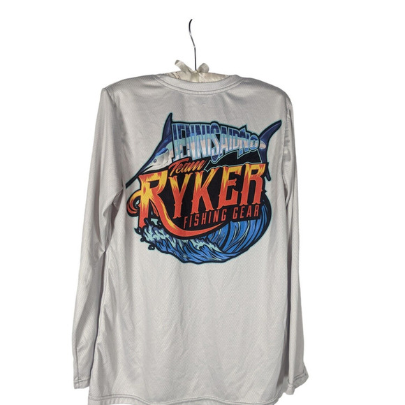 Team Ryker Other - Jenni Saidno Team Ryker Fishing Gear Sz M Men's White Long Sleeve Shirt Deep Sea